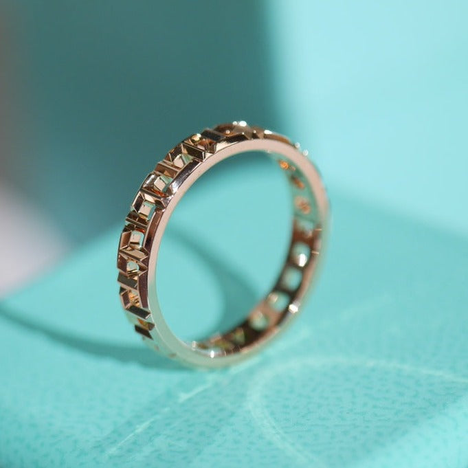 [Lumi Jewelry]T TRUE 3.5MM PINK GOLD RING