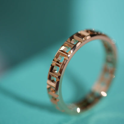 [Lumi Jewelry]T TRUE 3.5MM PINK GOLD RING