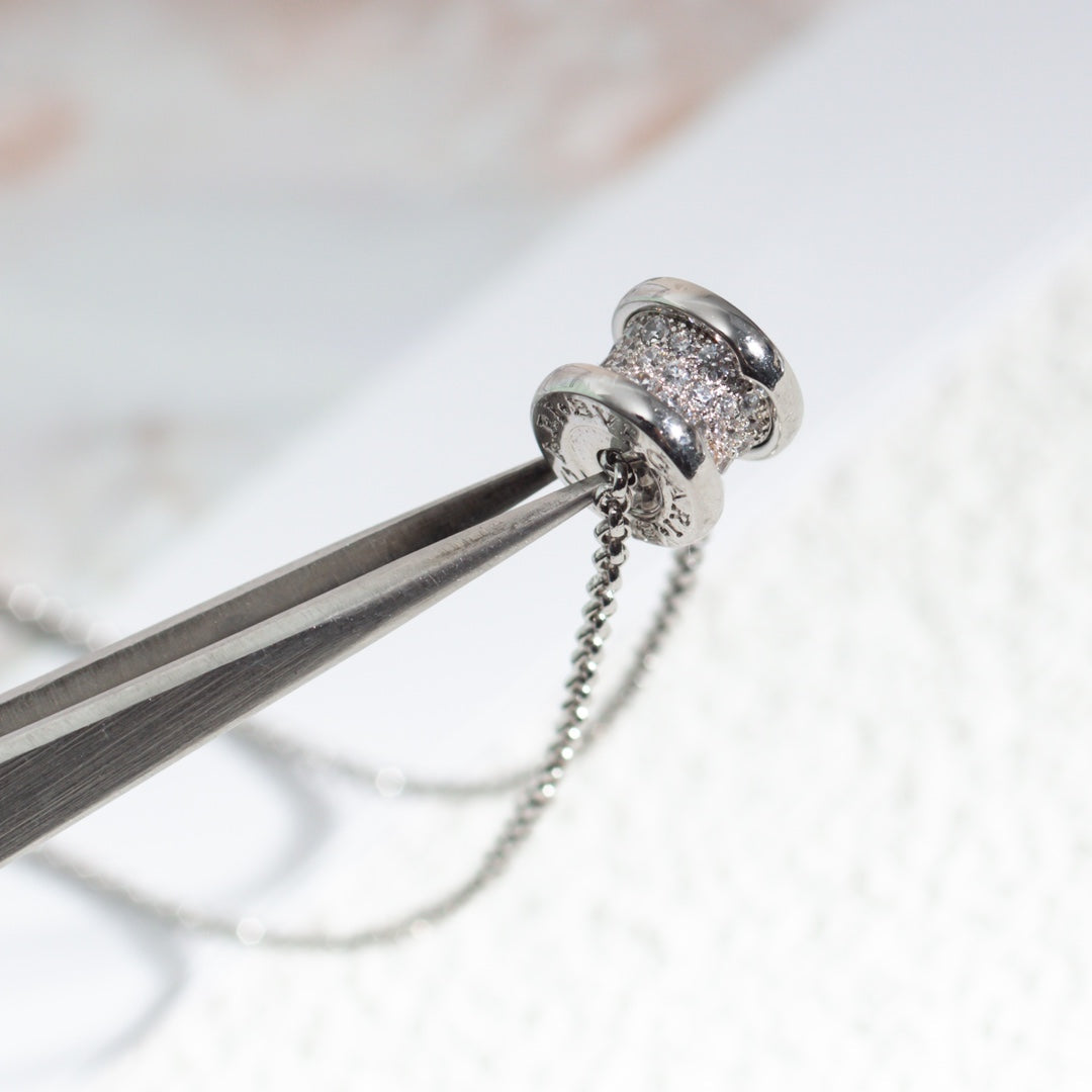 [Lumi Jewels]ZERO 1 SILVER DIAMOND NECKLACE