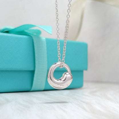 [Lumi Jewelry]SNAIL PEDANT SILVER NECKLACE