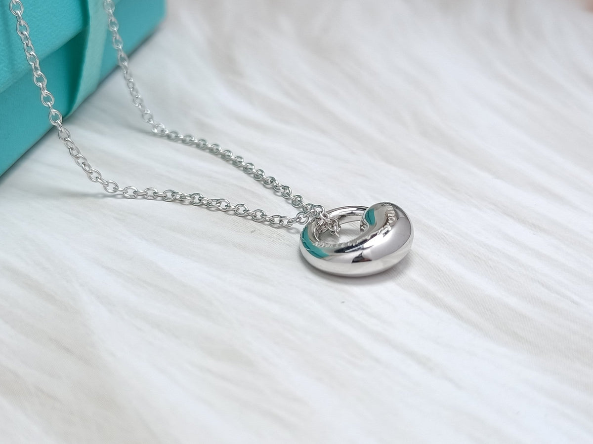 [Lumi Jewelry]SNAIL PEDANT SILVER NECKLACE