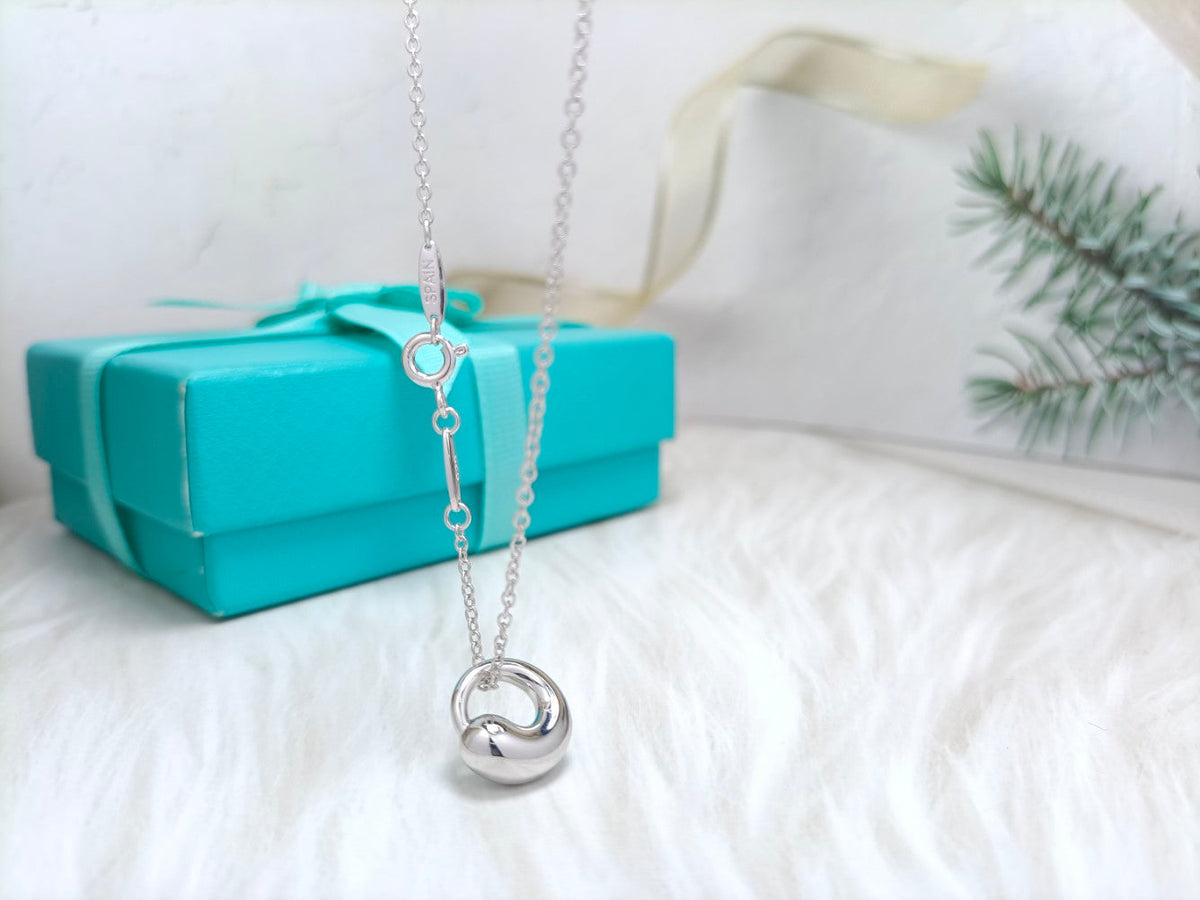 [Lumi Jewelry]SNAIL PEDANT SILVER NECKLACE