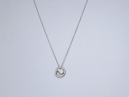 [Lumi Jewelry]SNAIL PEDANT SILVER NECKLACE