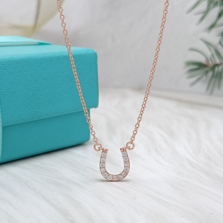[Lumi Jewelry]U DIAMONDS PEDANT NECKLACE