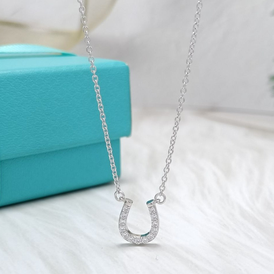 [Lumi Jewelry]U DIAMONDS PEDANT NECKLACE