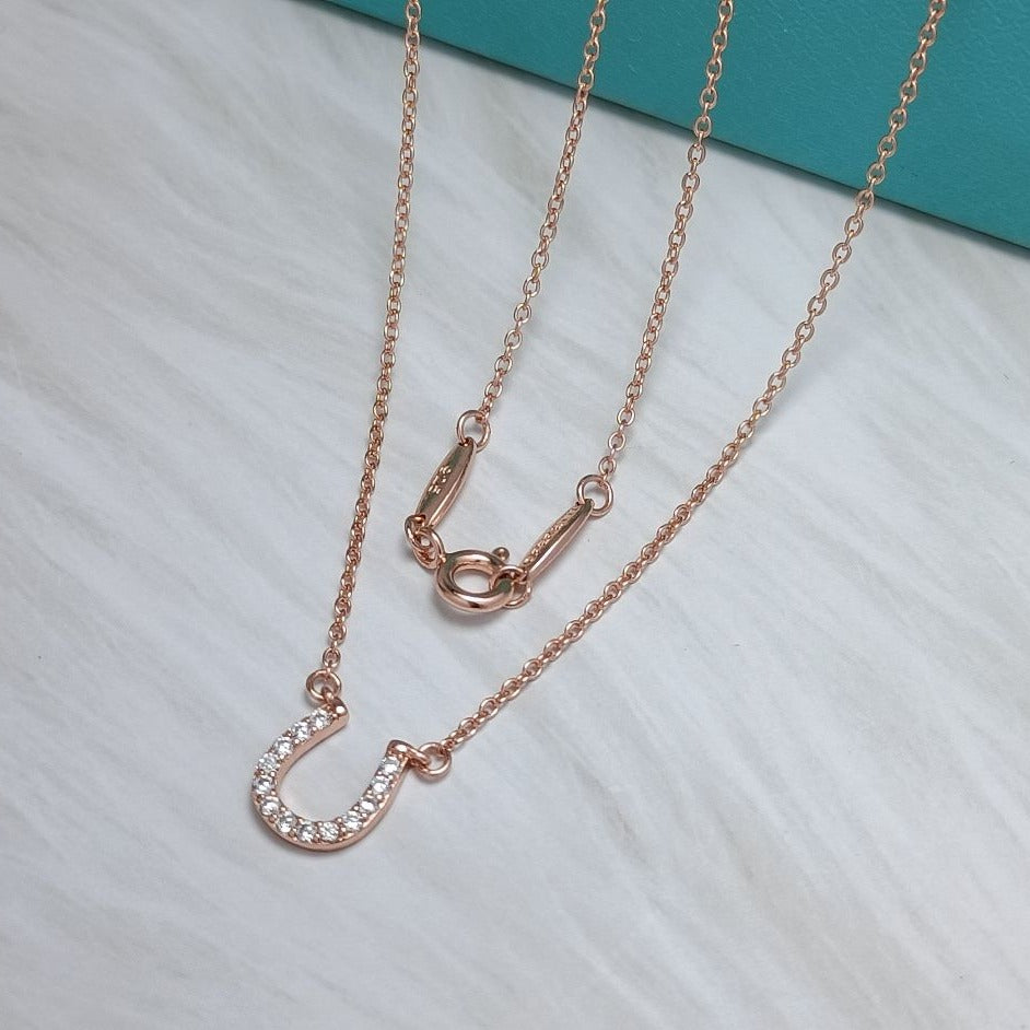 [Lumi Jewelry]U DIAMONDS PEDANT NECKLACE