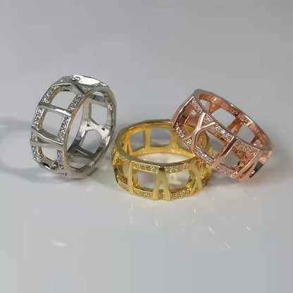 [Lumi Jewelry]ATLAS LARGE OPEN DIAMOND RING