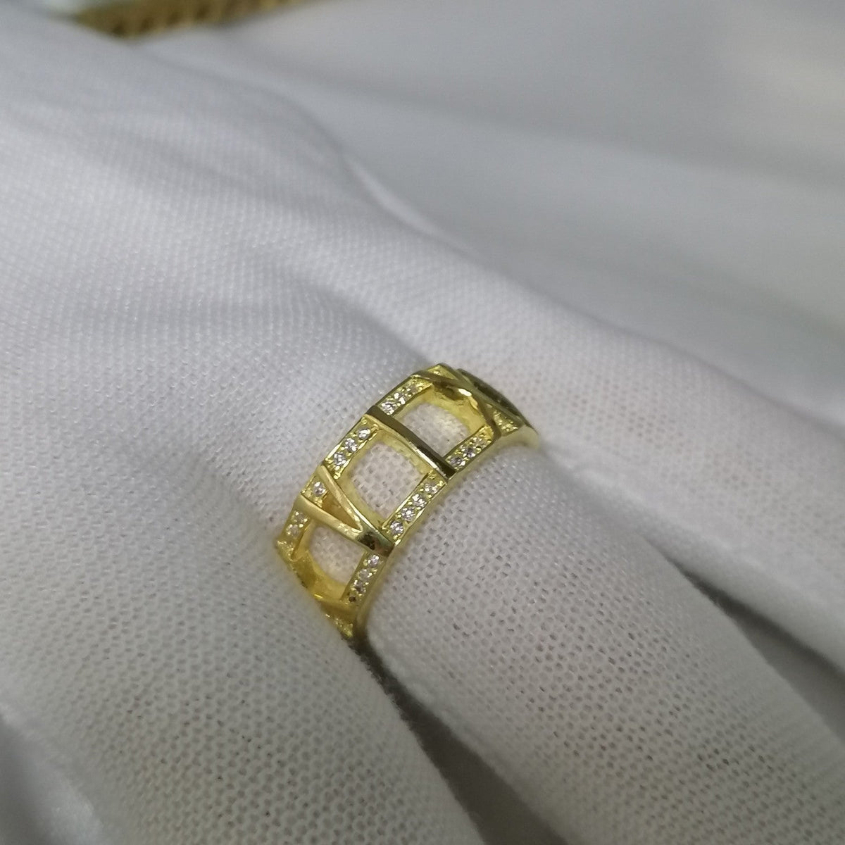 [Lumi Jewelry]ATLAS LARGE OPEN DIAMOND RING