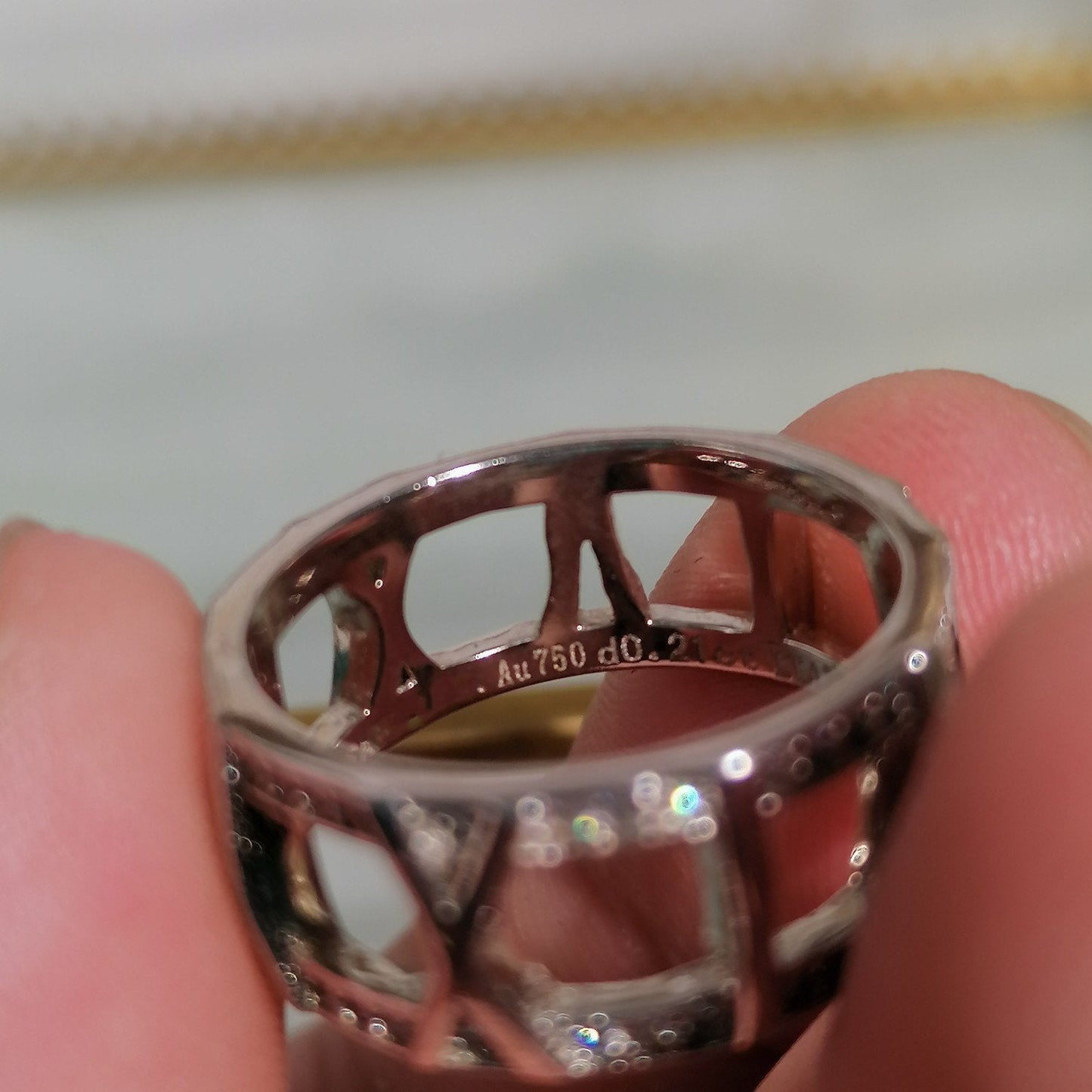 [Lumi Jewelry]ATLAS LARGE OPEN DIAMOND RING