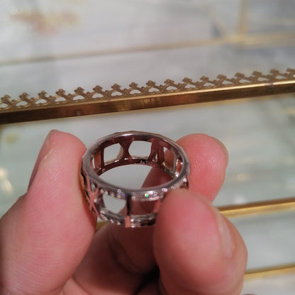 [Lumi Jewelry]ATLAS LARGE OPEN DIAMOND RING