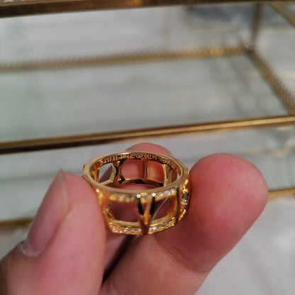 [Lumi Jewelry]ATLAS LARGE OPEN DIAMOND RING