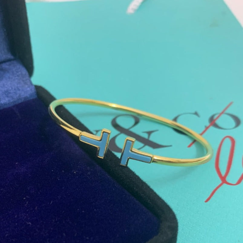 [Lumi Jewelry]T BRACELET 1.8MM TURQUOISE