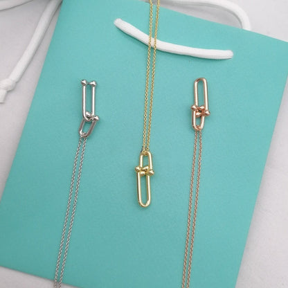 [Lumi Jewelry]HARDWEAR GOLD DROP PEDANT NECKLACE