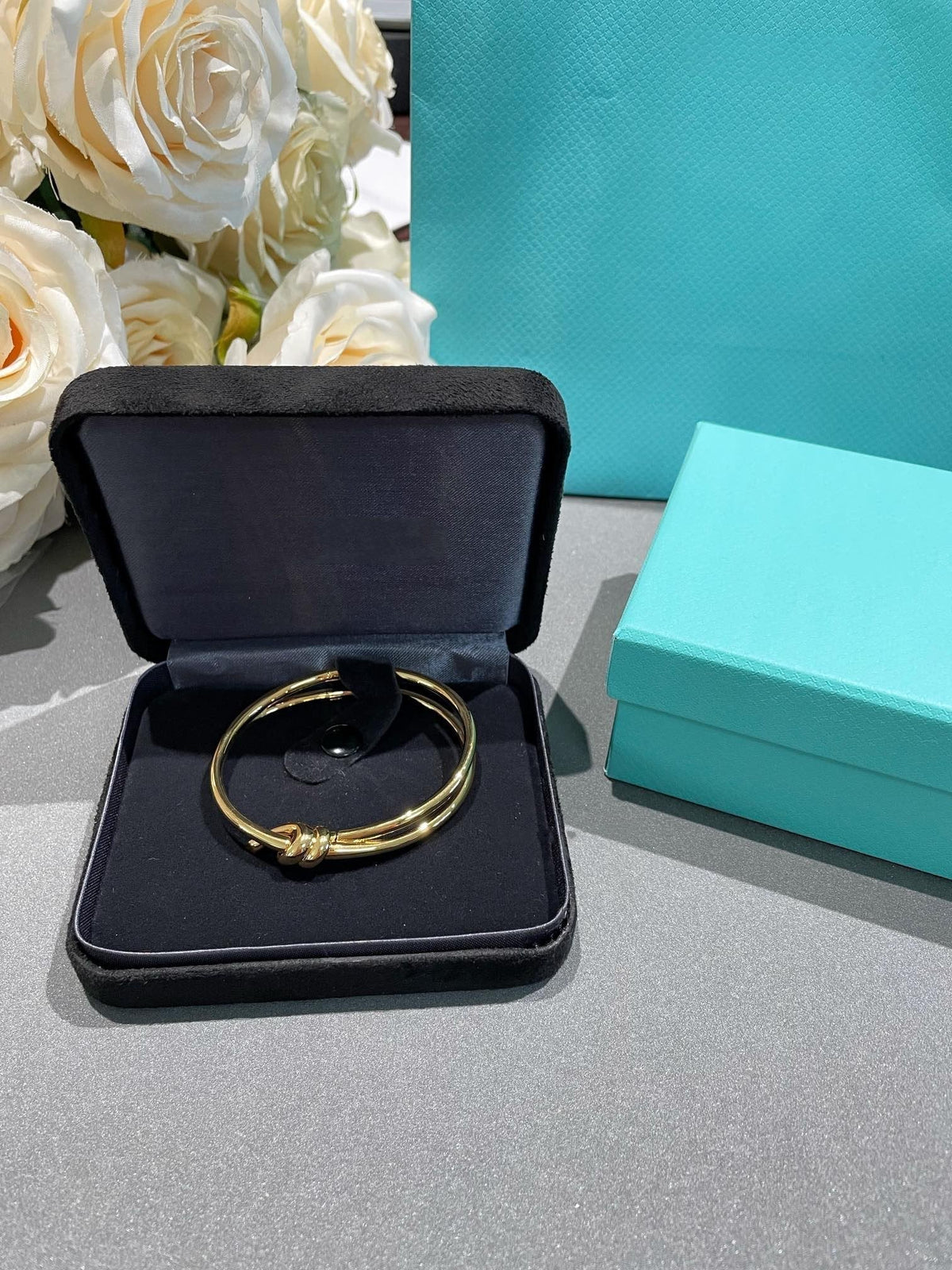 [Lumi Jewelry]KNOT DOUBLE ROW GOLD BRACELET