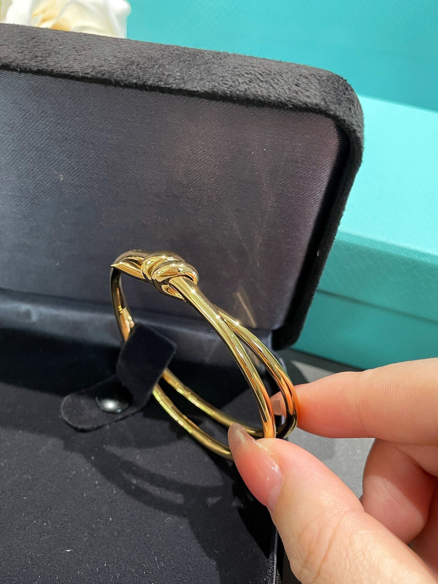 [Lumi Jewelry]KNOT DOUBLE ROW GOLD BRACELET