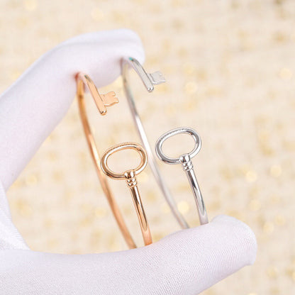 [Lumi Jewelry]KEY WIRE OVAL BRACELET