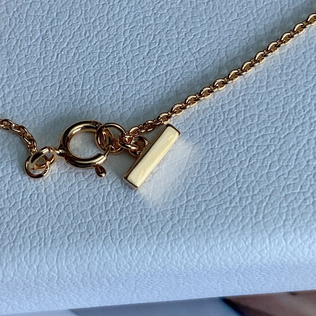 [Lumi Jewelry]T DIAMOND CIRCLE PEDANT NECKLACE