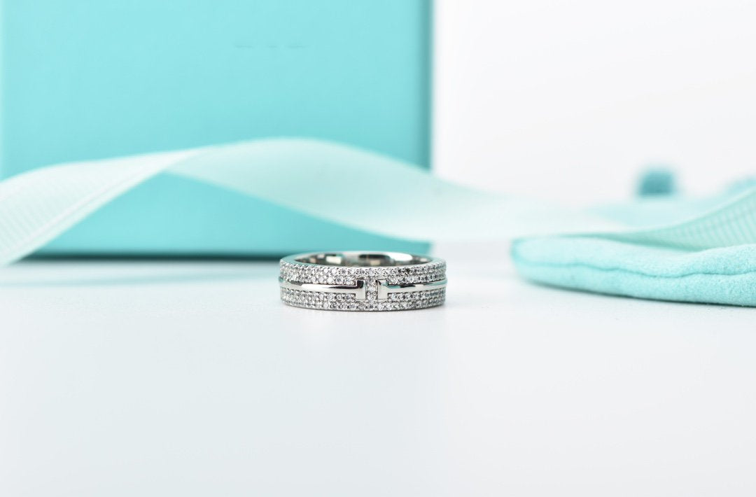 [Lumi Jewelry]T WIRE DIAMOND RING