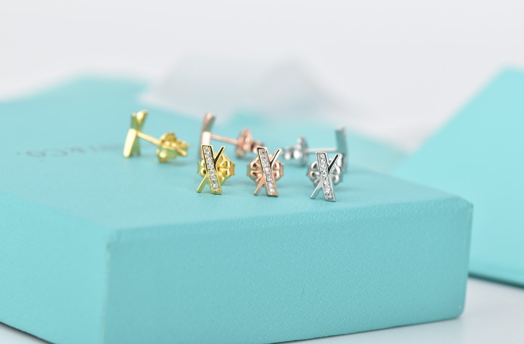 [Lumi Jewelry]ATLAS DIAMOND STUD EARRINGS