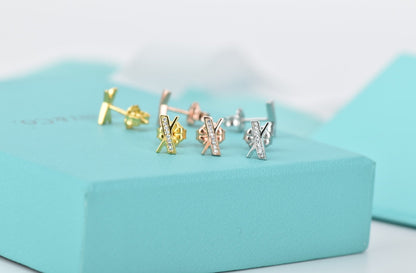[Lumi Jewelry]ATLAS DIAMOND STUD EARRINGS