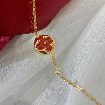 [Lumi Jewels]SUN PEDANT CARNELIAN BRACELET