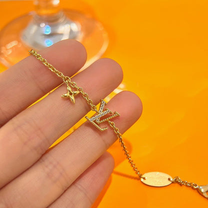[Lumi Jewels]LOGO STAR MOTIF GOLD BRACELET