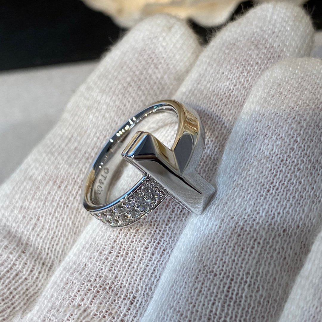 [Lumi Jewelry]T WIRE MEDIUM DIAMOND RING
