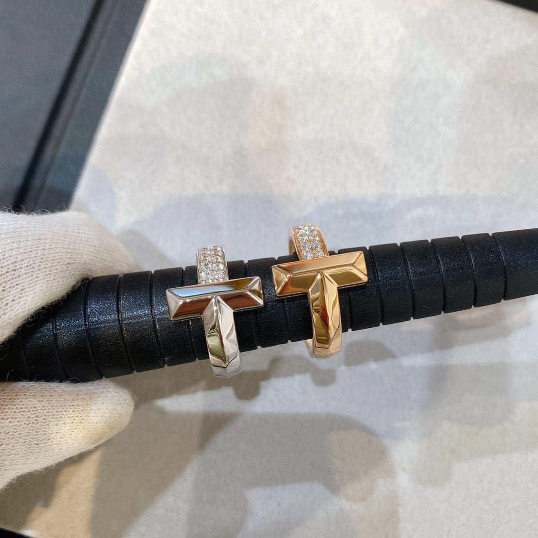 [Lumi Jewelry]T WIRE MEDIUM DIAMOND RING