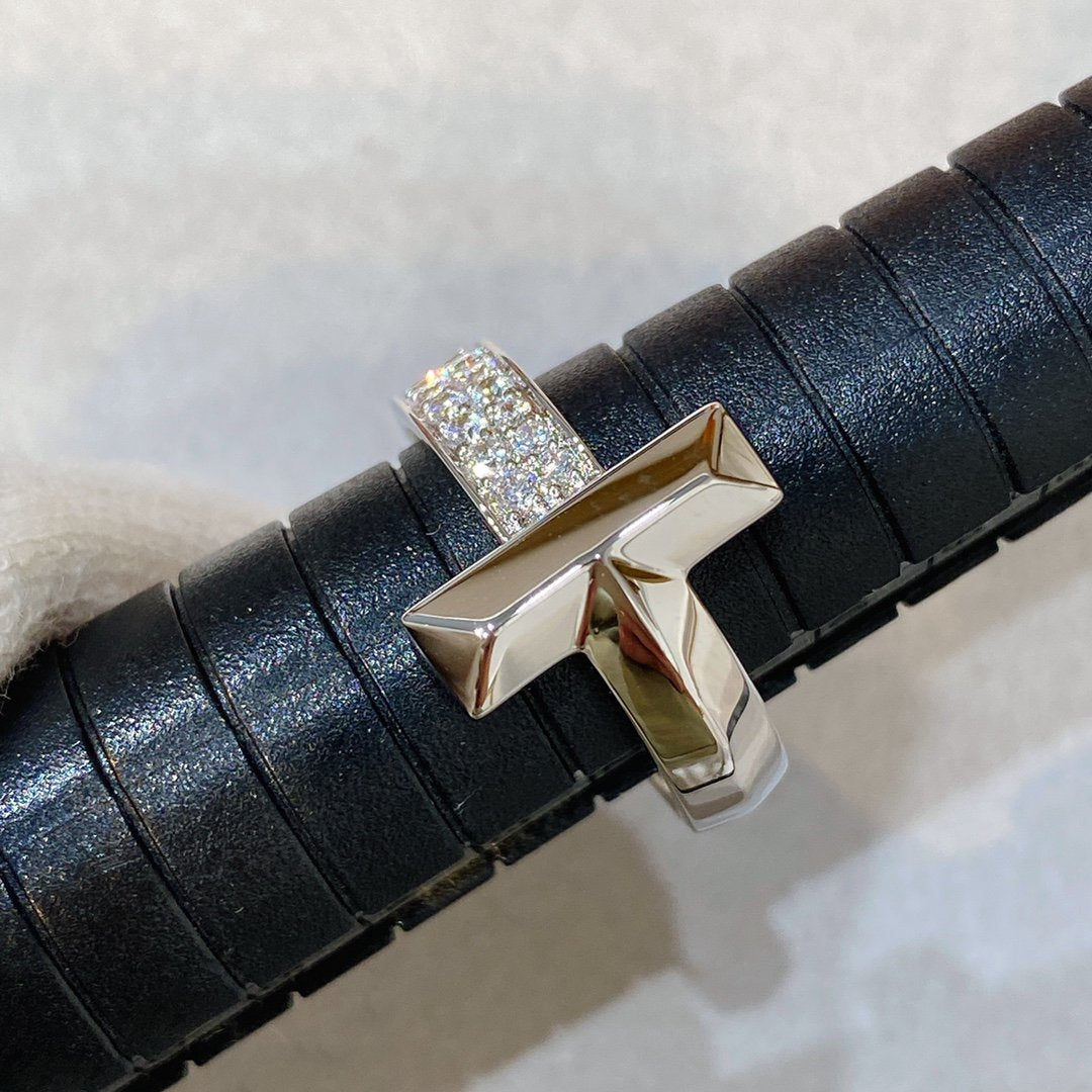 [Lumi Jewelry]T WIRE MEDIUM DIAMOND RING