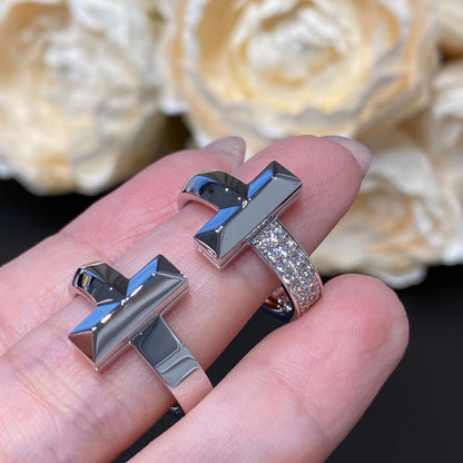 [Lumi Jewelry]T WIRE MEDIUM DIAMOND RING