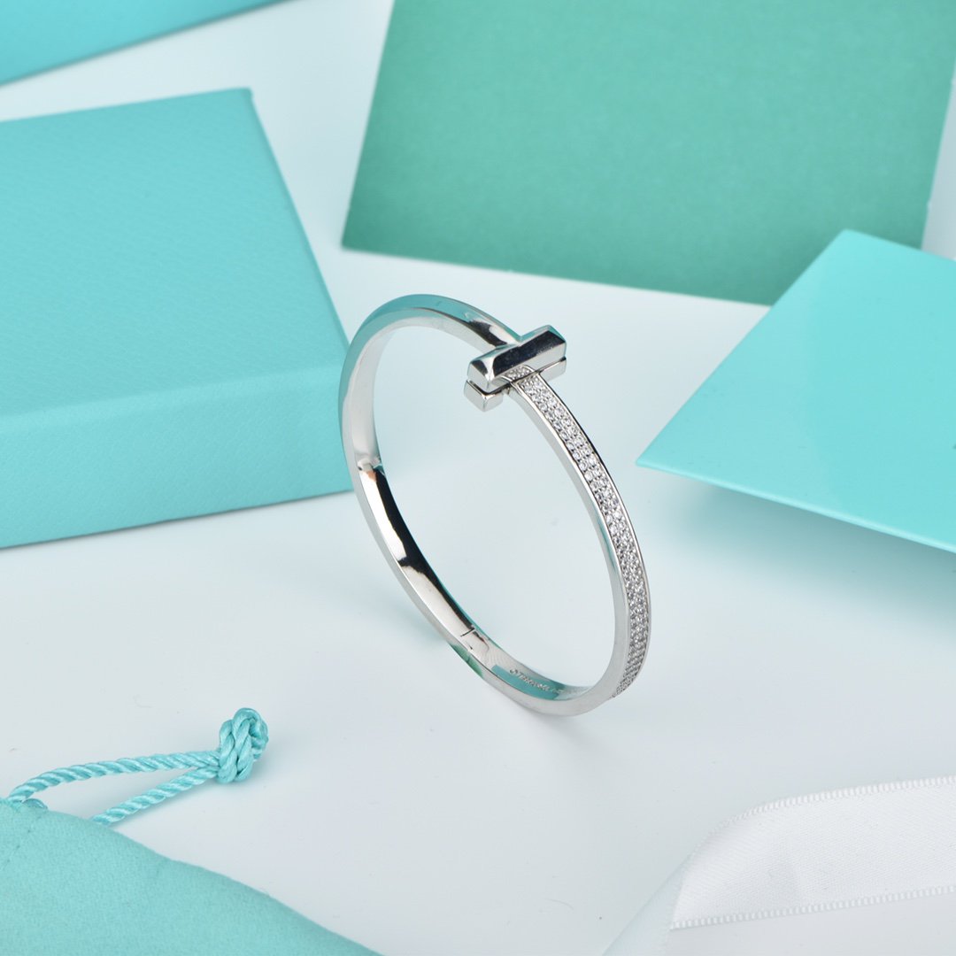 [Lumi Jewelry]WIDE DIAMONDS HINGED BANGLE