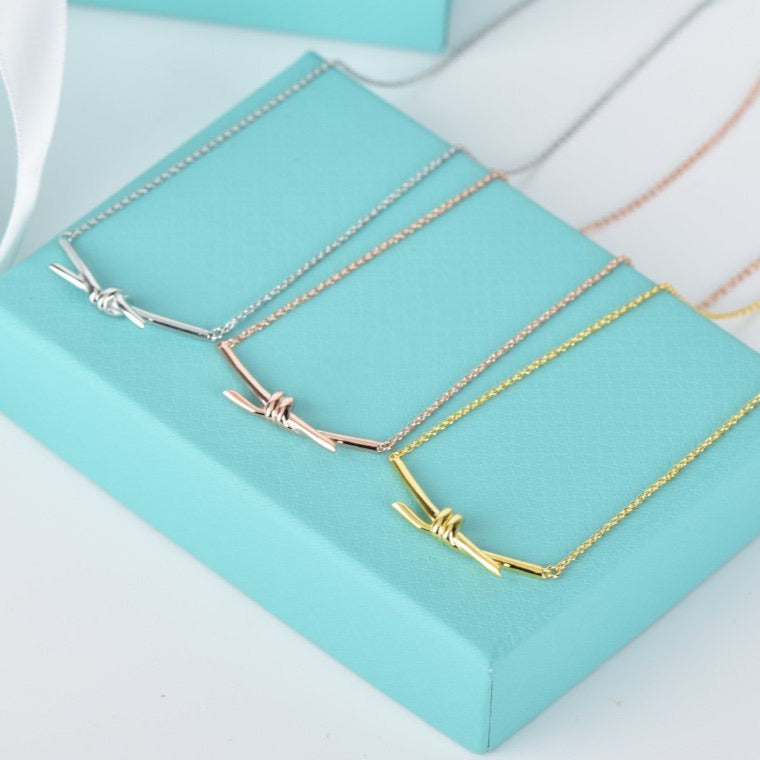 [Lumi Jewelry]KNOT NECKLACE