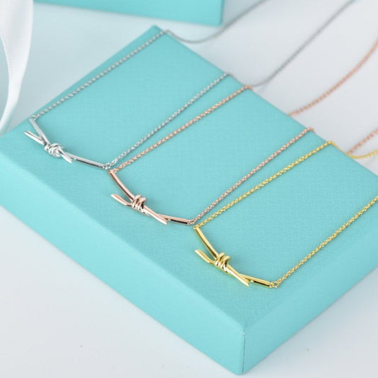 [Lumi Jewelry]KNOT NECKLACE
