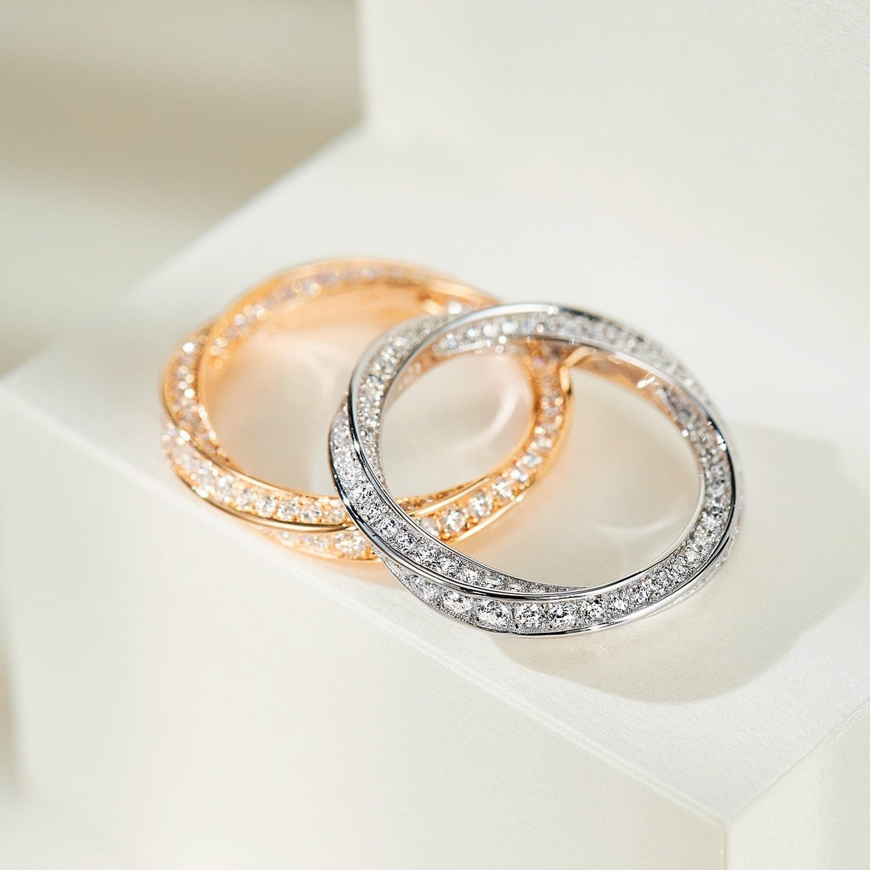 [Lumi Jewelry]SPIRAL DIAMOND RING
