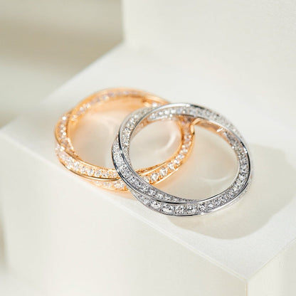 [Lumi Jewelry]SPIRAL DIAMOND RING