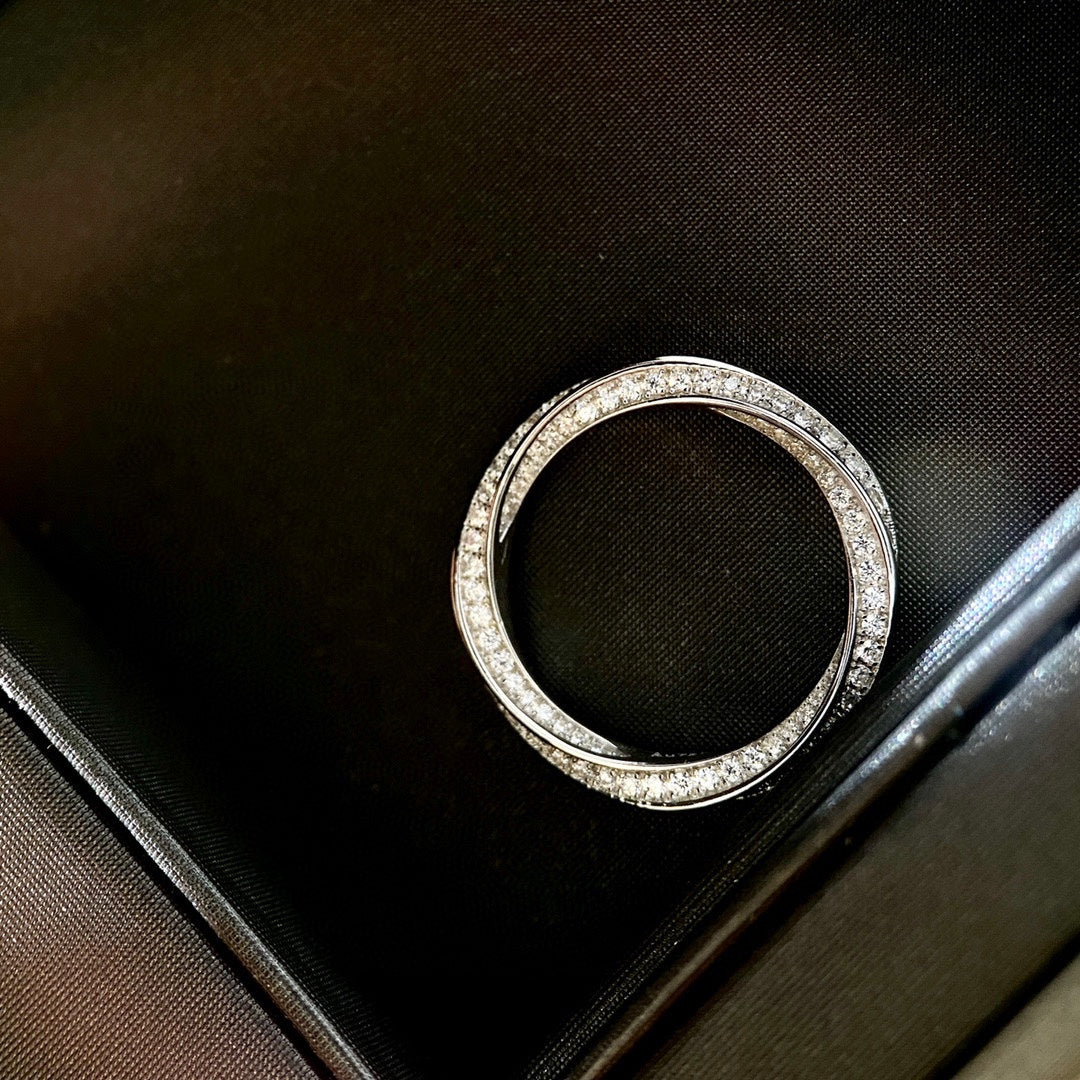 [Lumi Jewelry]SPIRAL DIAMOND RING
