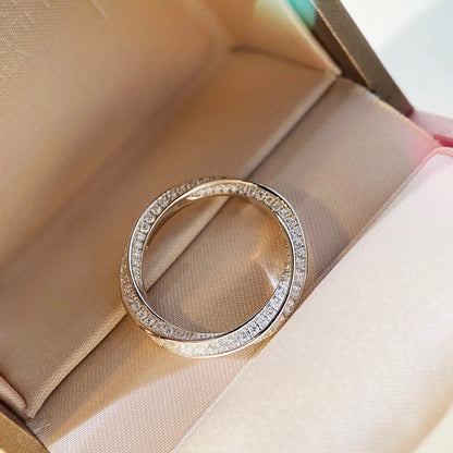 [Lumi Jewelry]SPIRAL DIAMOND RING