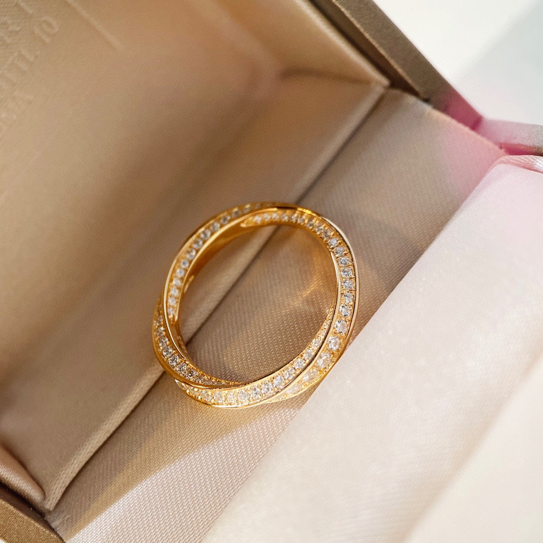 [Lumi Jewelry]SPIRAL DIAMOND RING