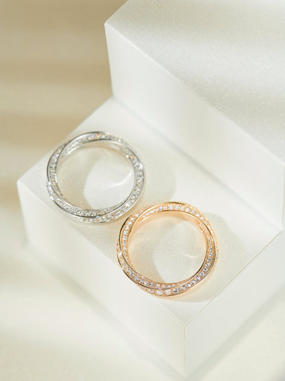 [Lumi Jewelry]SPIRAL DIAMOND RING