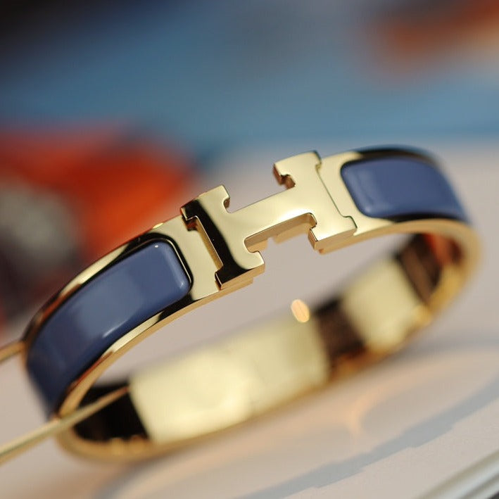 [Lumi Jewels]H BRACELET 12MM BLUE GRAY
