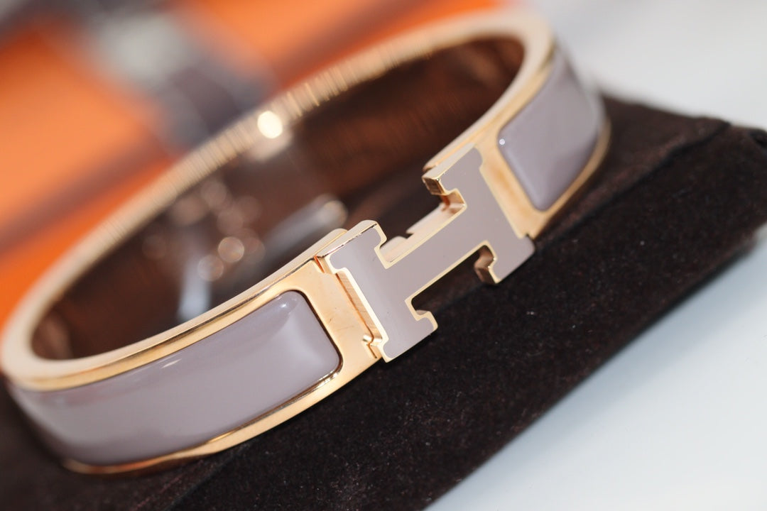 [Lumi Jewels]H BRACELET 12MM BROWN