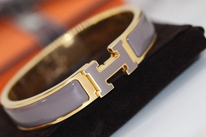 [Lumi Jewels]H BRACELET 12MM BROWN