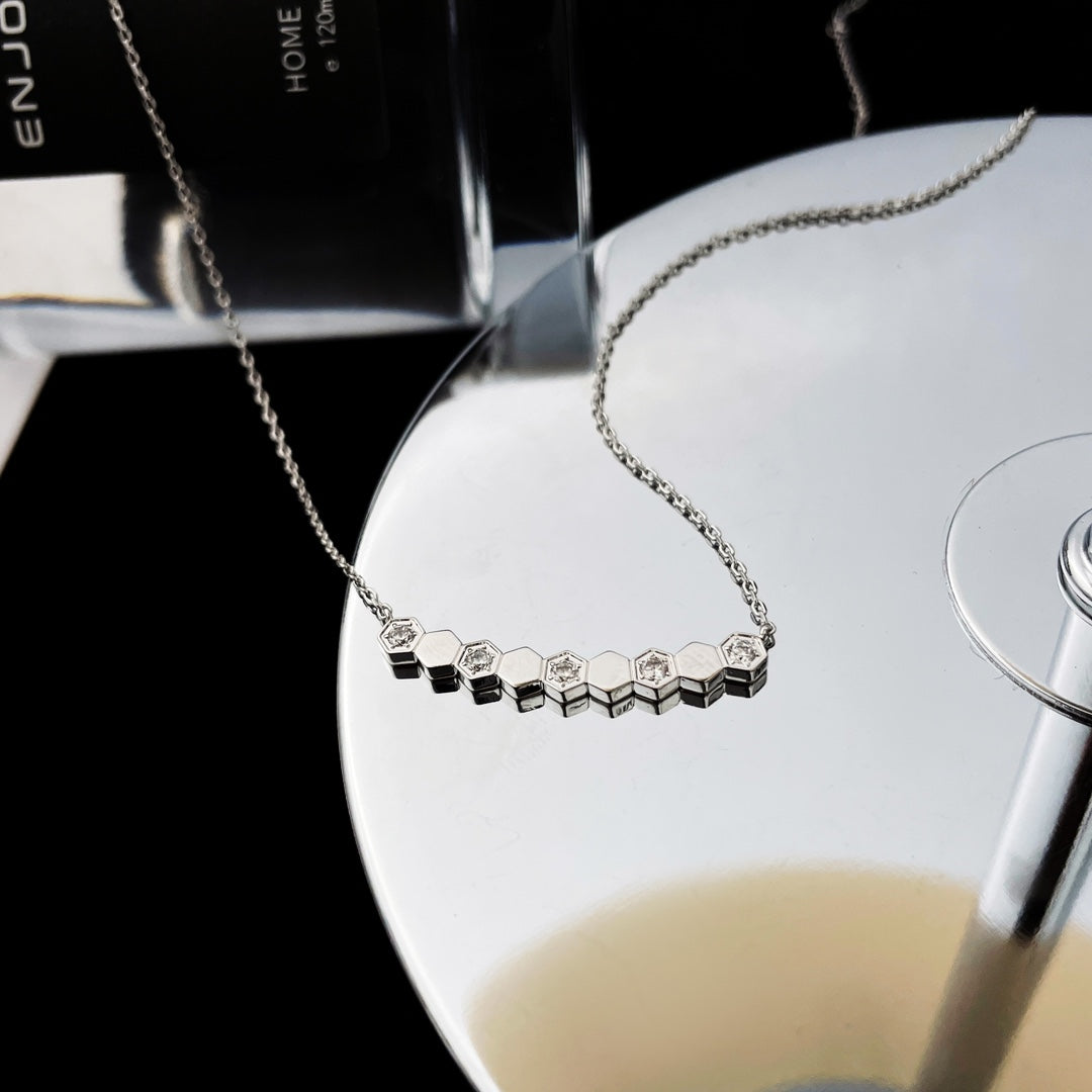 [Lumi Jewels]BEE MY LOVE DIAMOND NECKLACE