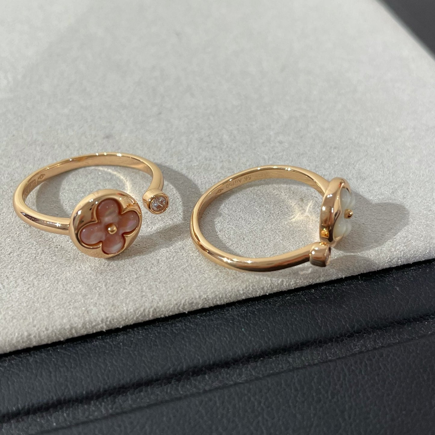 [Lumi Jewels]SUN 1 DIAMOND PINK MOP RING