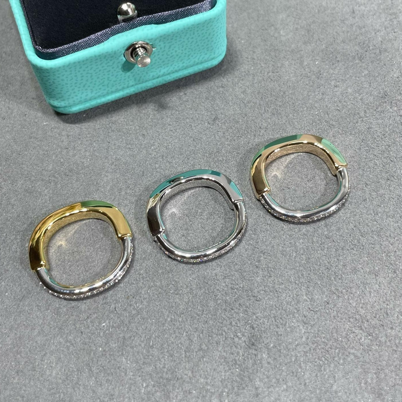 [Lumi Jewelry]LOCK DIAMOND RING
