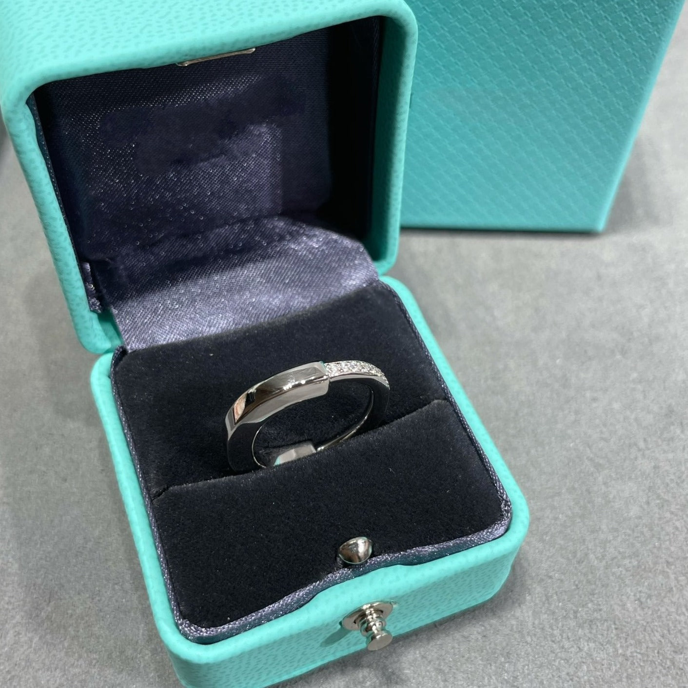 [Lumi Jewelry]LOCK DIAMOND RING