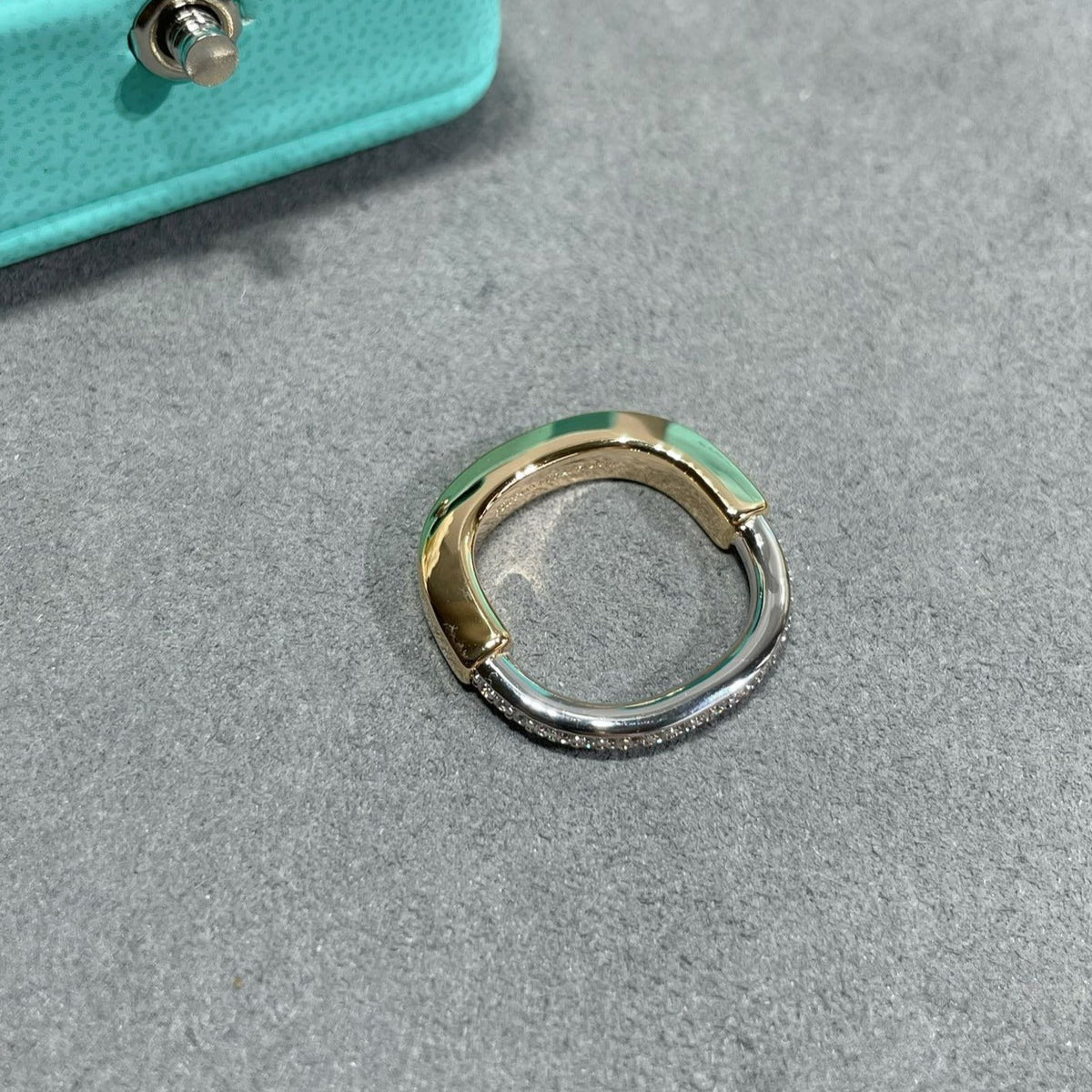 [Lumi Jewelry]LOCK DIAMOND RING