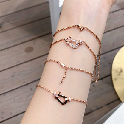 [Lumi Jewels]FORCE 10 PINK GOLD DIAMOND NECKLACE