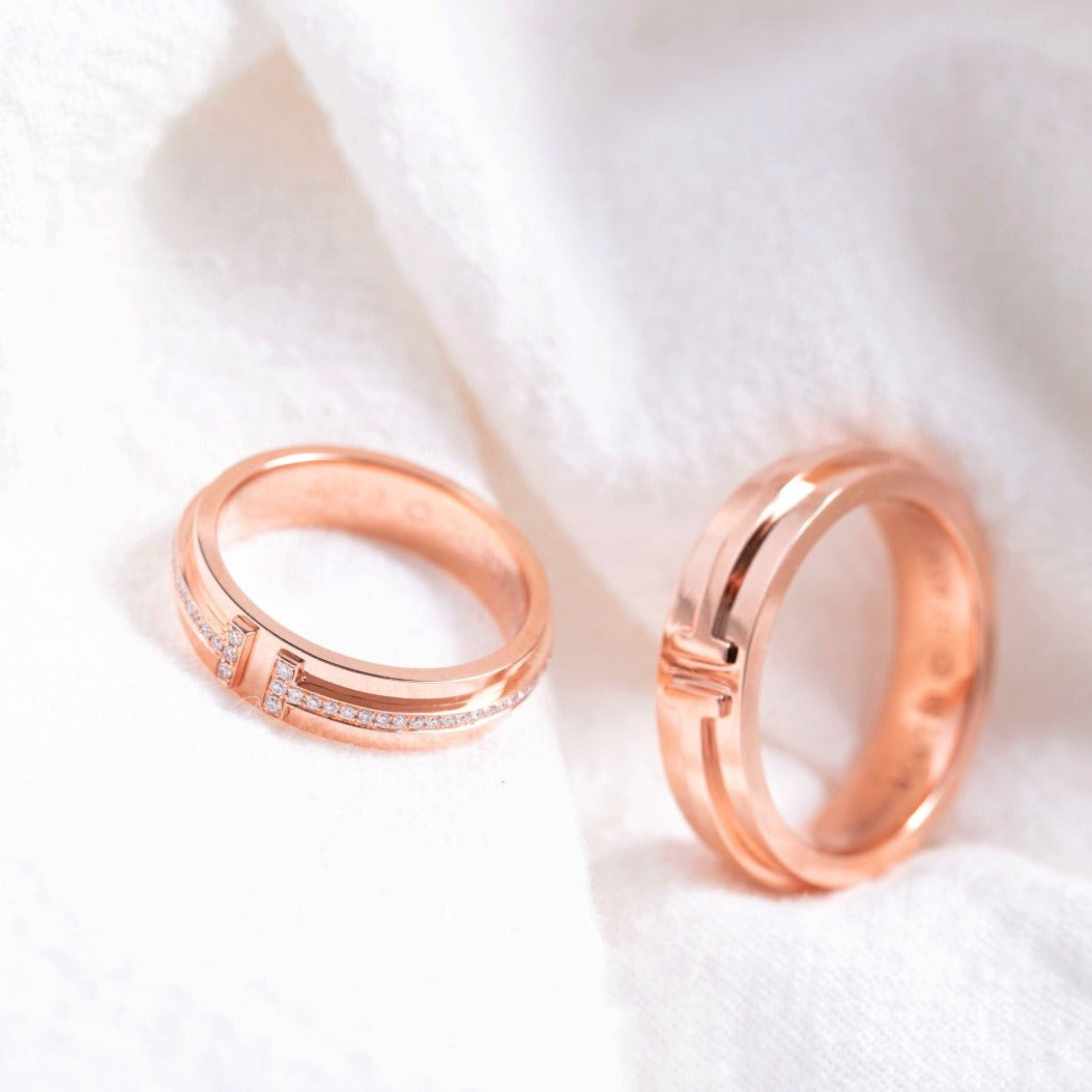 [Lumi Jewelry]T PINK GOLD RING