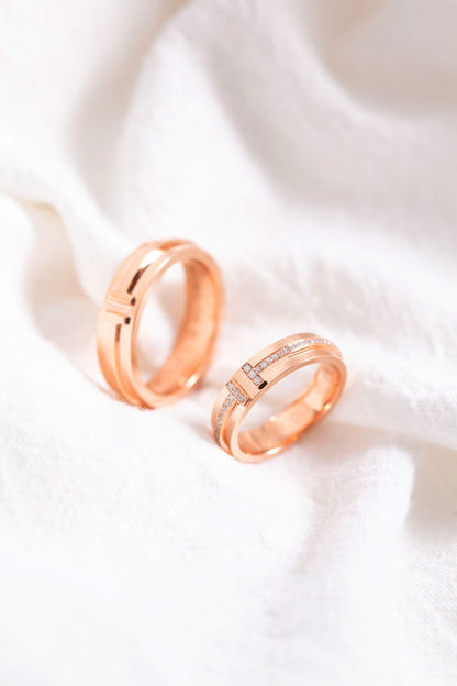 [Lumi Jewelry]T PINK GOLD RING